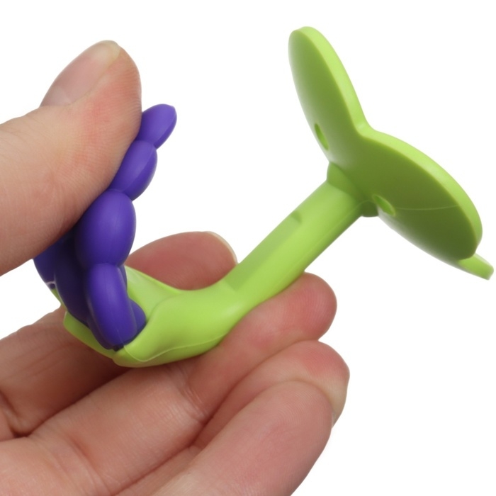 Набор прорезывателей силиконовых &laquo;Мой Зайка&raquo;, с погремушкой, 3 шт., на присоске, в кейсе, Крошка Я