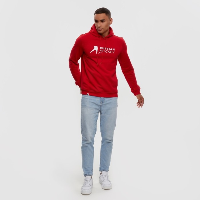 Худи President Спорт.Хоккей, размер XXL, цвет красный Худи President Спорт.Хоккей, размер XXL, цвет красный