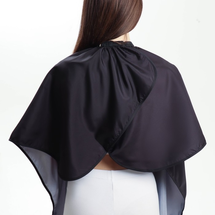 Пеньюар парикмахерский «Корни», цвет чёрный Пеньюар парикмахерский «Корни», цвет чёрный