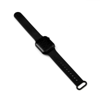 Часы наручные электронные, 3.7 х 3.7 см, календарь, ремешок силикон, черные