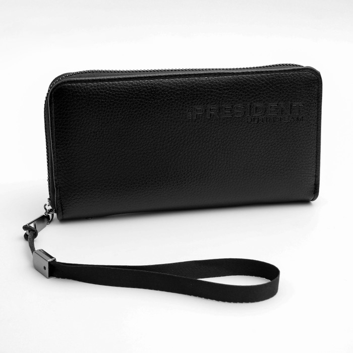 Портмоне с молнией &laquo;President&raquo;, 19 x 9,5 x 1,5 см