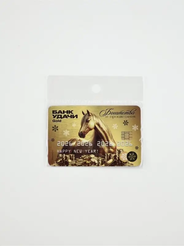 Магнит новогодний на холодильник &laquo;Банк удачи&raquo;, 8,5 х 5,5 см