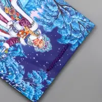 Пакет подарочный новогодний ламинированный, &laquo;Снегурочка&raquo; , 18&times;10&times;22.3 см