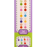 Конструктор развивающий &laquo;Листочки&raquo;, с заданиями, 42 детали