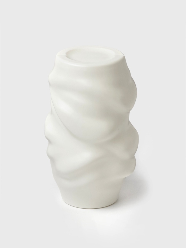 Ваза для цветов 9х6х20 см, цвет белый Ваза для цветов 9х6х20 см, цвет белый