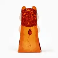 Коробка складная с окном &laquo;Львёнок&raquo;, 6 х 12 х 3.5 см