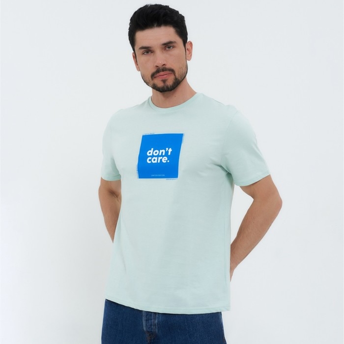 Футболка мужская, цвет аква, размер 48 (L) Футболка мужская, цвет аква, размер 48 (L)