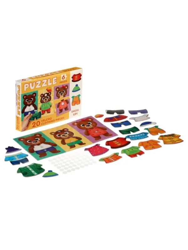 Dress up velcro puzzle 4 in 1