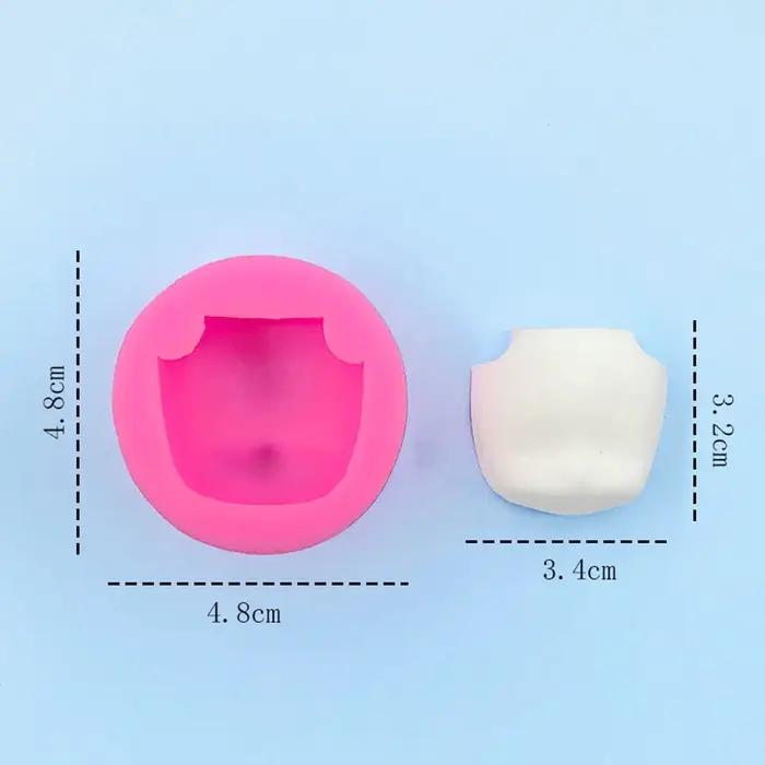 Форма силиконовая универсальная &laquo;Силуэт&raquo;, размер изделия &mdash; 3,4 &times; 3,2 см