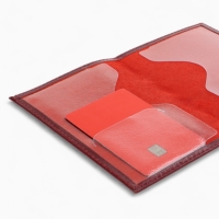 Обложка для паспорта, цвет бордовый