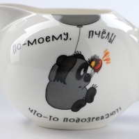 Сливочник фарфоровый &laquo;Винни Пух&raquo;, 430 мл