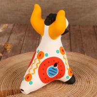 Дымковская игрушка &laquo;Свистулька Лошадка&raquo; 8&times;9&times;4 см, микс