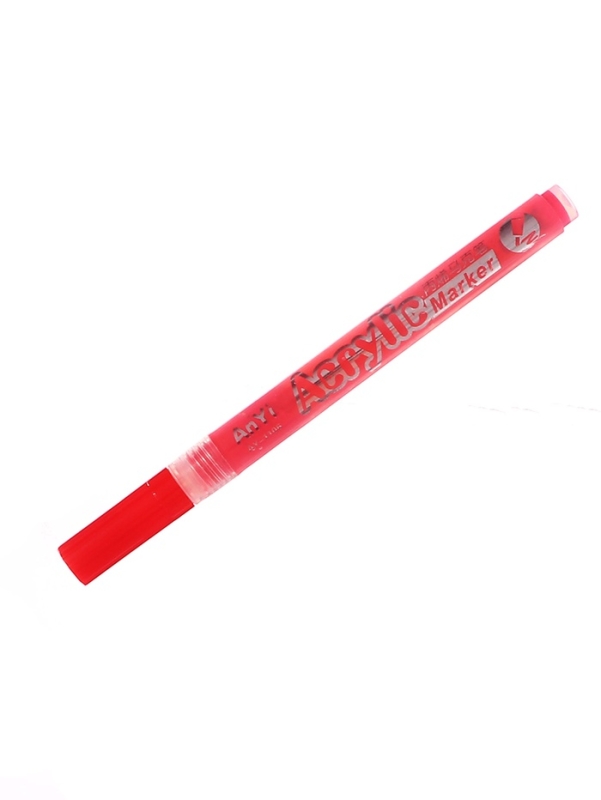 Набор акриловых маркеров 48 штук, пулевидный наконечник 2мм, толщина линии от 1мм