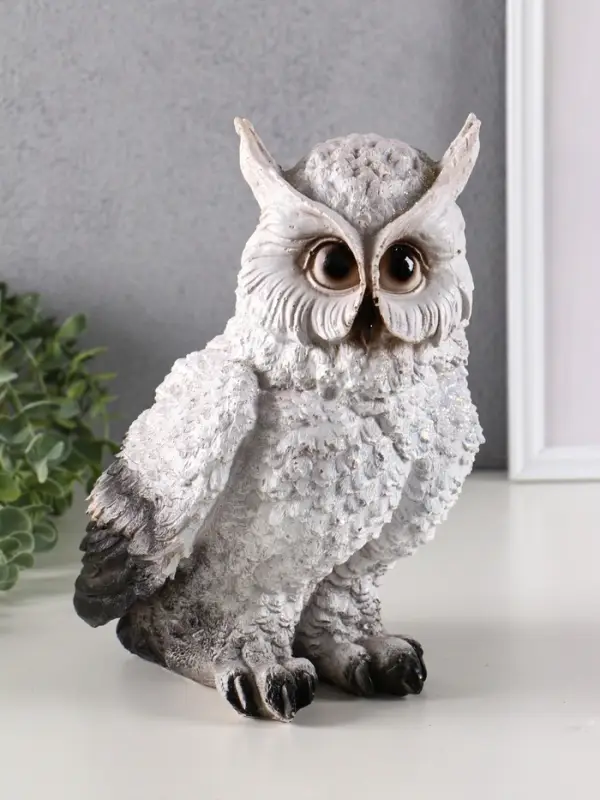 Фигура "Филин" с глиттером,