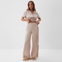 Пижама женская (рубашка и брюки) KAFTAN р. 44-46, пудровый Пижама женская (рубашка и брюки) KAFTAN р. 44-46, пудровый