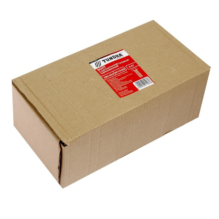 Болт ТУНДРА, оцинкованный, DIN 933, класс прочности 8.8, М10х90 мм, 5 кг Болт ТУНДРА, оцинкованный, DIN 933, класс прочности 8.8, М10х90 мм, 5 кг