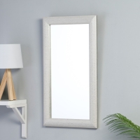Зеркало настенное, прямоугольное белое 38,8x68,8x2,5см Зеркало настенное, прямоугольное белое 38,8x68,8x2,5см