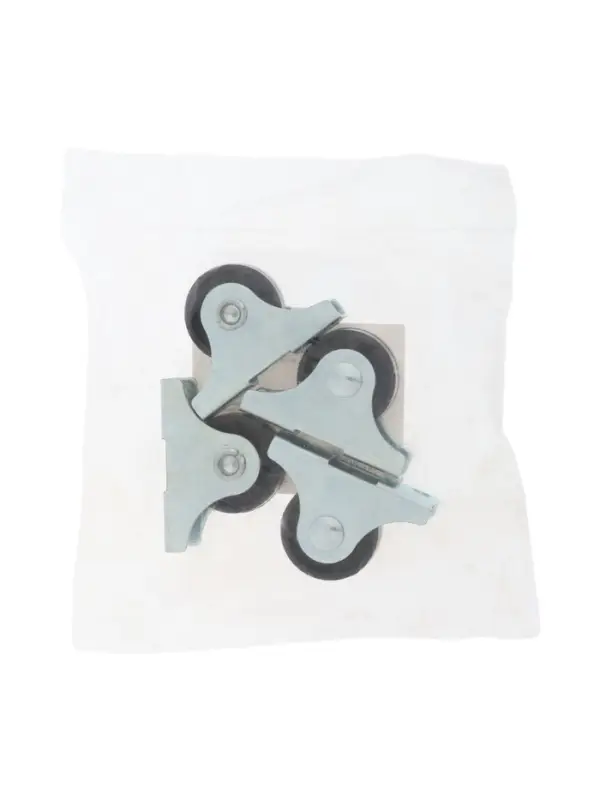 Колесо мебельное ТУНДРА, d=24 мм, h=28 мм, набор 4 шт