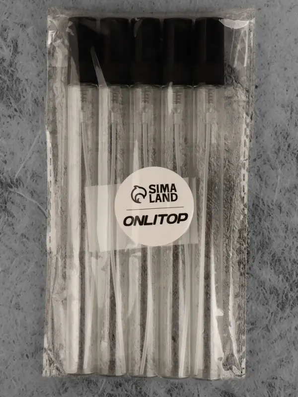 Флакон для парфюма, с распылителем, 15 мл, фасовка &ndash; 5 шт., чёрный