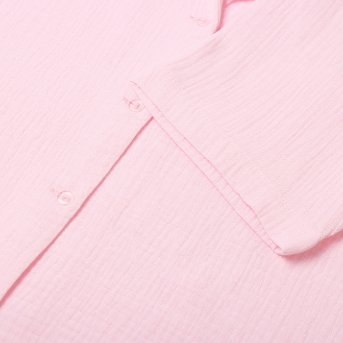 Пижама женская (рубашка, шорты) KAFTAN "Basic" р. 48-50, розовый