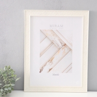 Фоторамка пластик "МИРАМ" 30х40 см, бежевый