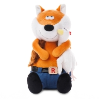 Мягкая игрушка "Ловкий Лис и Курица", 24 см MT-MRT-D04202307-24 Мягкая игрушка "Ловкий Лис и Курица", 24 см MT-MRT-D04202307-24