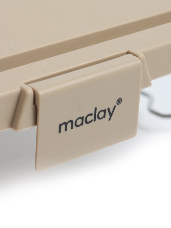 Корзина - столик Maclay 2 в 1, складная, 47 х 28,5 х 23,5 см, стол 45 х 28 х 16 см, бежевая