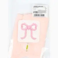 Воздушный шар фольгированный 22" "Бант" цвет розовый сатин