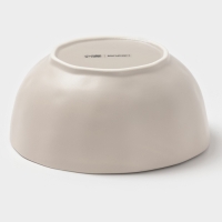 Салатник Magistro "Potter" 17см 17,4х8 цвет светло-серый