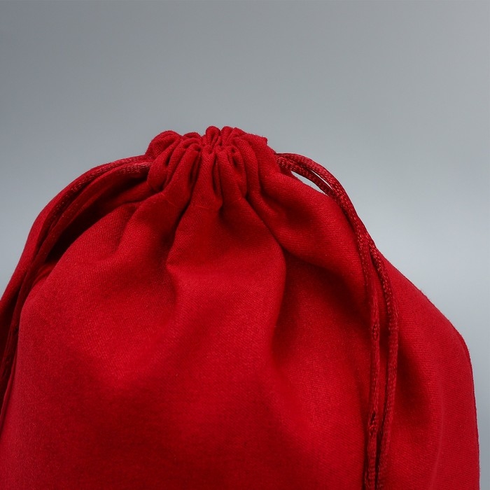 Мешочек подарочный замшевый &laquo;Сердце&raquo;, 20 х 30 см +/- 1.5 см