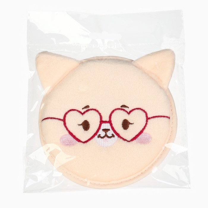 Мочалка детская &laquo;Котенок&raquo; 11х10 см, Крошка Я