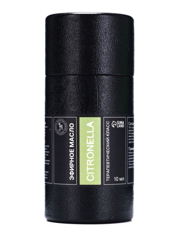 Эфирное масло "Цитронелла", 10 мл, в тубусе