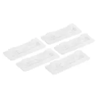 Полкодержатель с клейкой поверхностью ТУНДРА, 120&times;50&times;19 мм, двойной, прозрачный