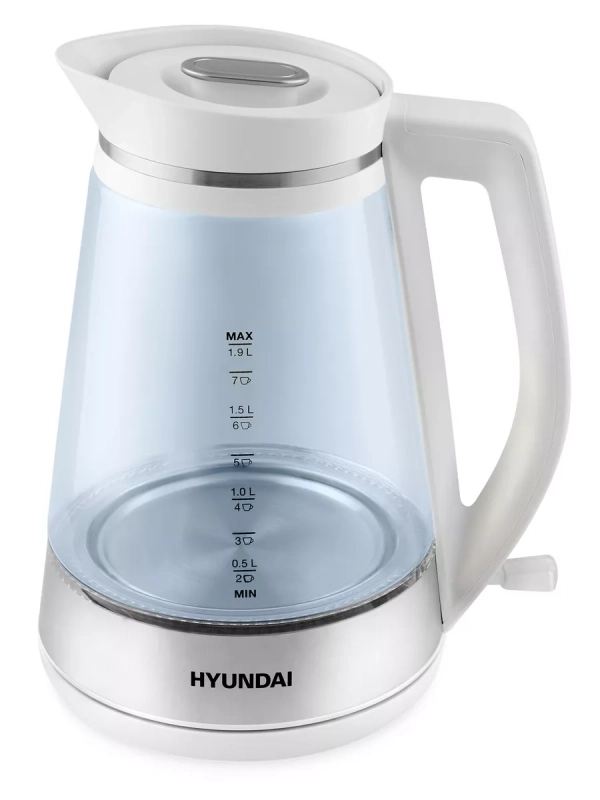 Чайник HYK-G3037 1.9л. 3000Вт белый