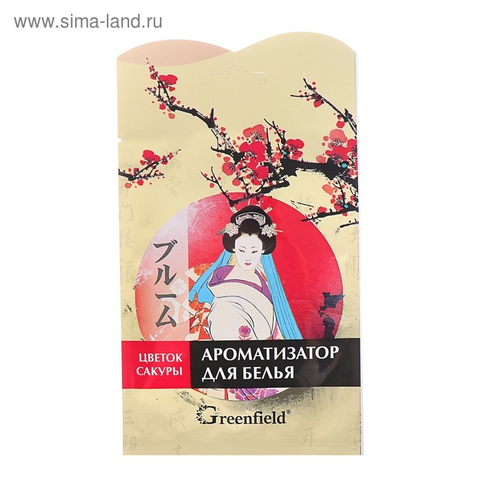 Ароматизатор-освежитель воздуха для белья, Greenfield &laquo;Цветок Сакуры&raquo;