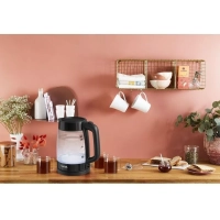 Электрический стеклянный чайник KI840830, 1,7 л, 2200 Вт