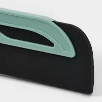 Водосгон для пола, EVA+PP, черенок нерж. сталь 34х1,5х87 см