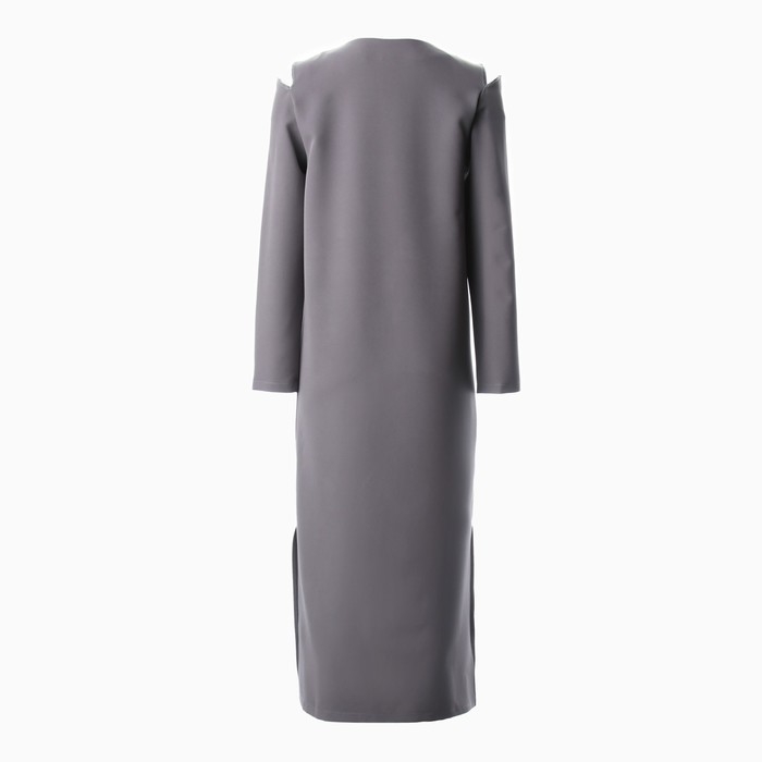 Платье женское MINAKU: Casual collection цвет графит, р-р 48 Платье женское MINAKU: Casual collection цвет графит, р-р 48