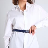 Ремень женский, ширина 2,2 см, винт, пряжка металл, цвет синий Ремень женский, ширина 2,2 см, винт, пряжка металл, цвет синий