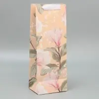 Пакет подарочный под бутылку, упаковка, &laquo;Воспитателю&raquo;, 35 х 13 х 10 см