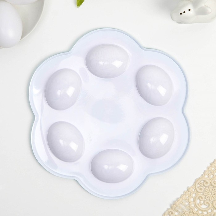 Пасхальная подставка на 6 яиц &laquo;Ангел&raquo; на пасху, 21,5 х 19.9 см.