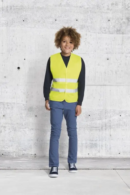 Жилет светоотражающий Secure Pro оранжевый неон, размер 10/14 лет