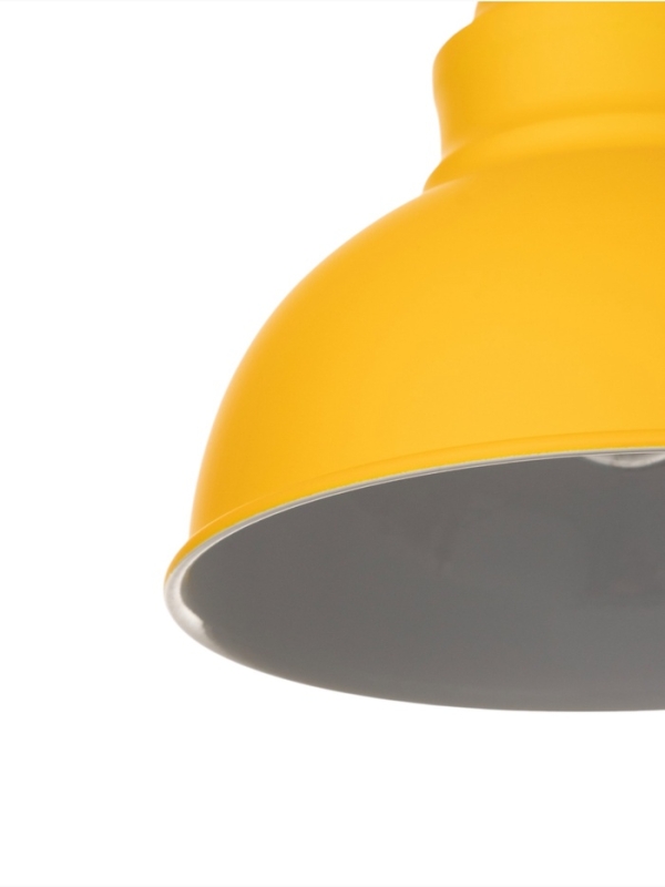 Светильник Paul 1х40Вт Е27 пр-1м лимонный 20х20х17,5см