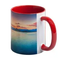 Кружка Promo Plus для сублимационной печати, красная