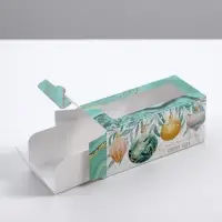 Коробка для макарун &laquo;Счастливого года&raquo; 12&times;5.5&times;5.5 см