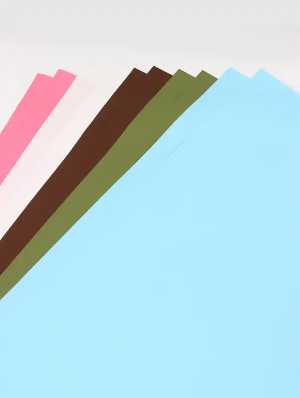 Бумага упаковочная крафт, двухсторонняя, "Микс №2",50 х 68см&plusmn;5%