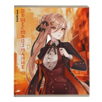 Комплект предметных тетрадей 48 листов, 12 штук, ErichKrause "Manga", мелованный картон, блок офсет белизна 100%, инфо-блок