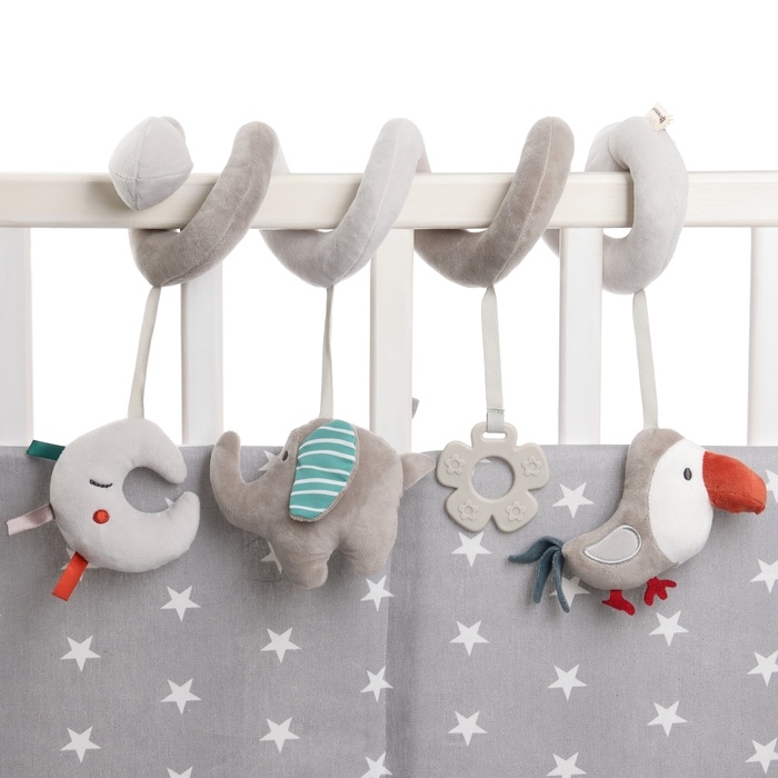 Растяжка на кроватку/коляску &laquo;Джунгли&raquo;, с прорез., Крошка Я