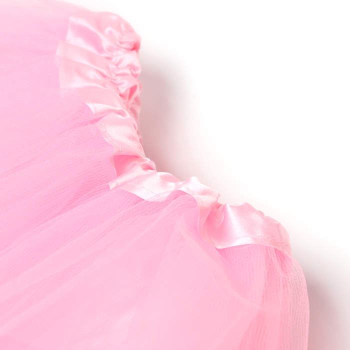Набор для фотосессии Крошка Я "Лебедь" юбка и повязка, розовый, 17 см