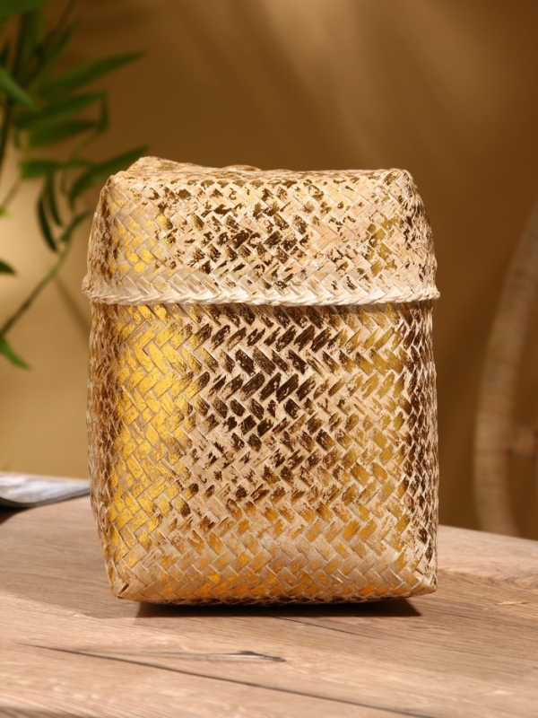 Корзинка плетеная "Аварис" 17х17х25 см